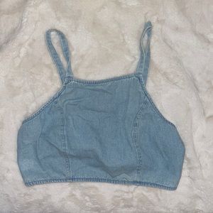 Denim AE halter top!